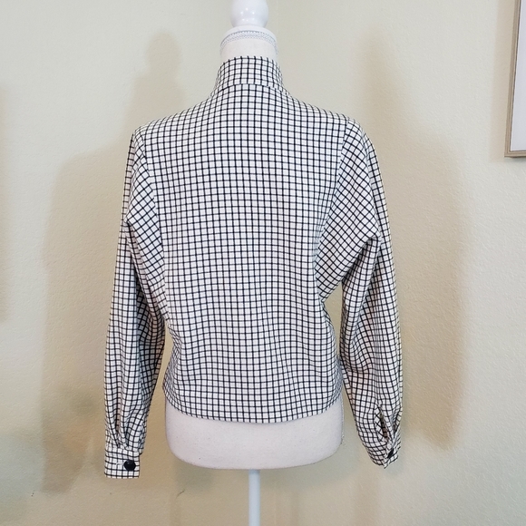 Cabi White/Black Windowpane Jacket Style 3173 Size XS. - Picture 9 of 13